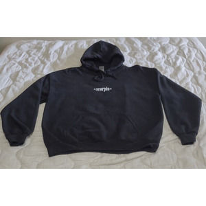 Gildan Heavy Blend Hoodie Mens M Scorpio Embroidered Zodiac Astrology Black